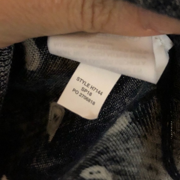 J. Crew bandana print tippi sweater in blue - Picture 4 of 5